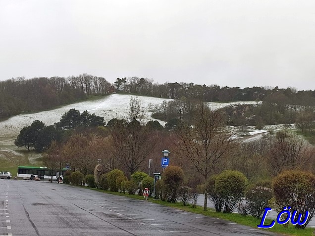 14.4.2023 - Schnee auf der Kuhheide